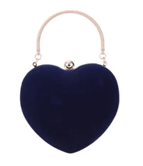Chic Heart-Shaped Crossbody Handbag - Multi-Color Options