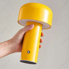 Chic Cordless Mushroom Desk Lamp - Rechargeable Italian Design