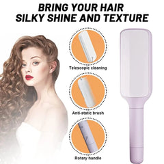 Smart Clean 4-in-1 Self-Cleaning Hair Brush