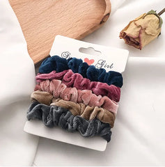Vibrant Oversized Fabric Scrunchie - Hair Accessory