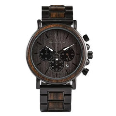 Eco-Friendly Luxury Wooden Wristwatch