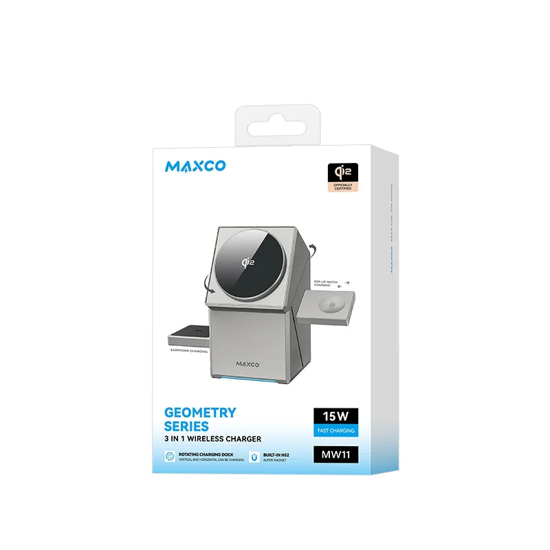 360° Rotating Magnetic Wireless Charger - Qi2 Certified