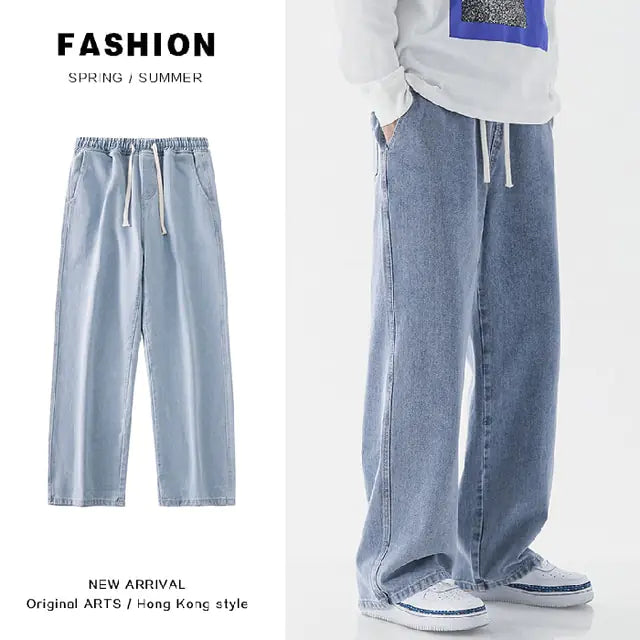 Oversized Wide Leg Jeans - Comfort & Style Fusion