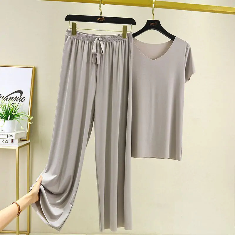 Ice Silk Summer Set - Ultra-Comfortable & Stylish