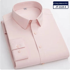 Seamless Men’s Elastic Long-Sleeve Comfort Shirt