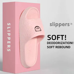 Chaussons antidérapants en caoutchouc motif ours de dessin animé pour femmes et hommes