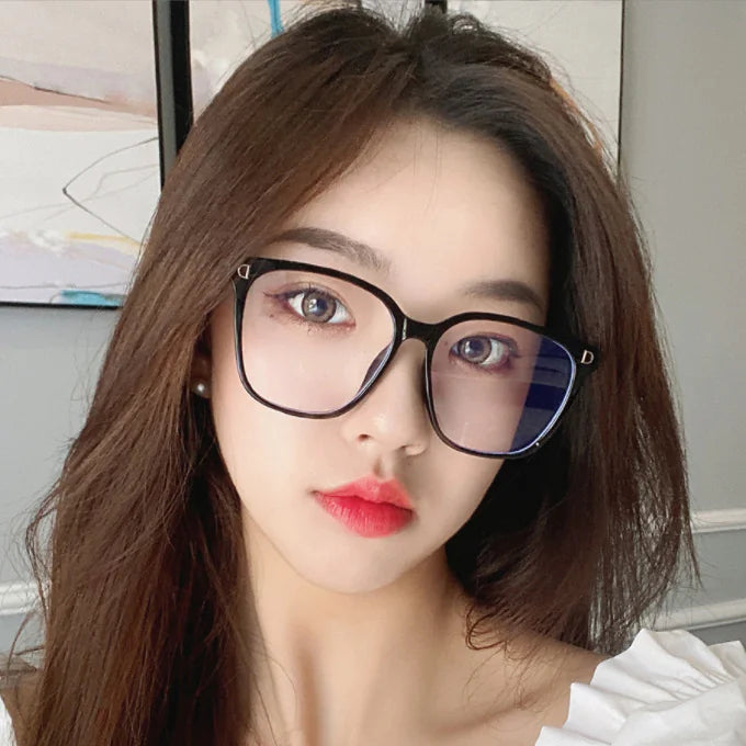 Stylish Korean Anti-Blue Light Glasses for Eye Protection