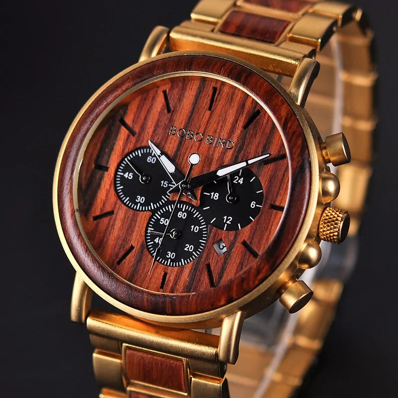 Eco-Friendly Luxury Wooden Wristwatch