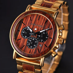 Eco-Friendly Luxury Wooden Wristwatch