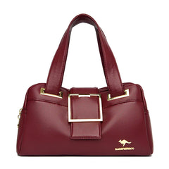 Multi-Compartment Crossbody Tote Bag