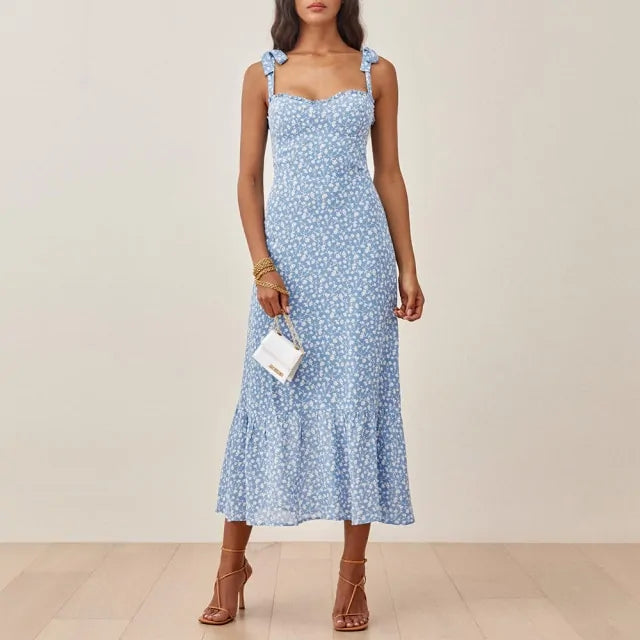 Chic Vintage Floral Maxi Dress - Perfect for All Occasions