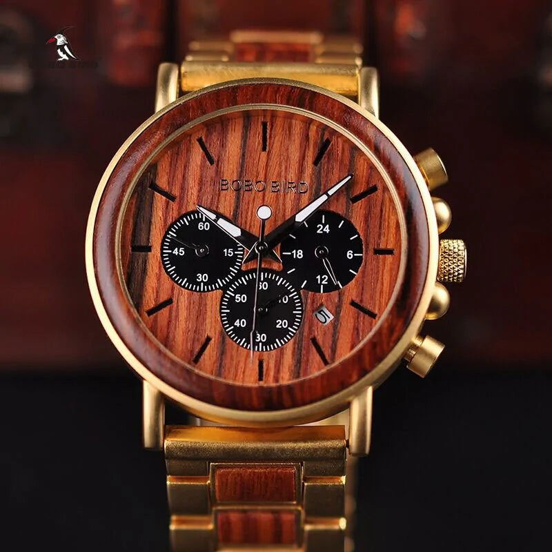 Eco-Friendly Luxury Wooden Wristwatch