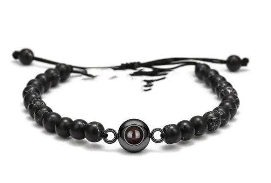 Personalized Bracelet with Image Projection - Titanium Steel