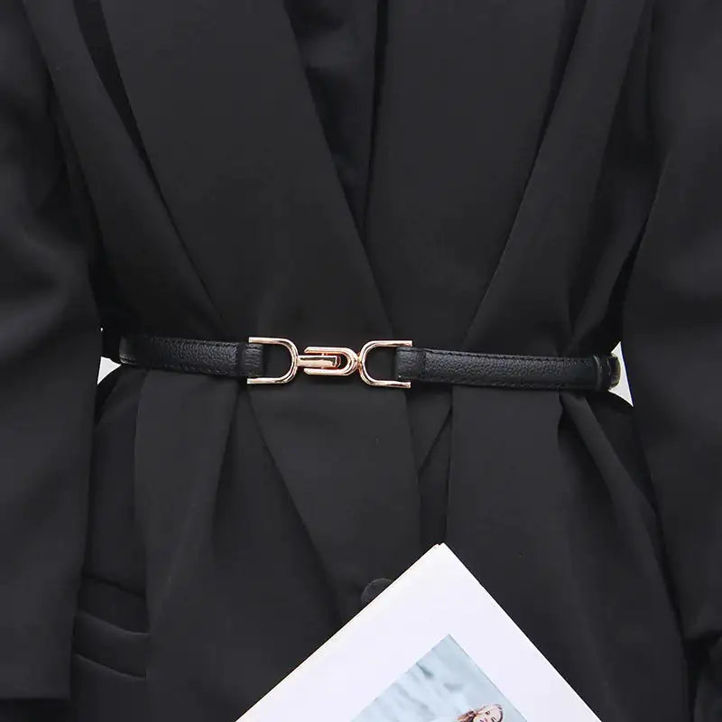 Ceinture élégante en cuir réglable