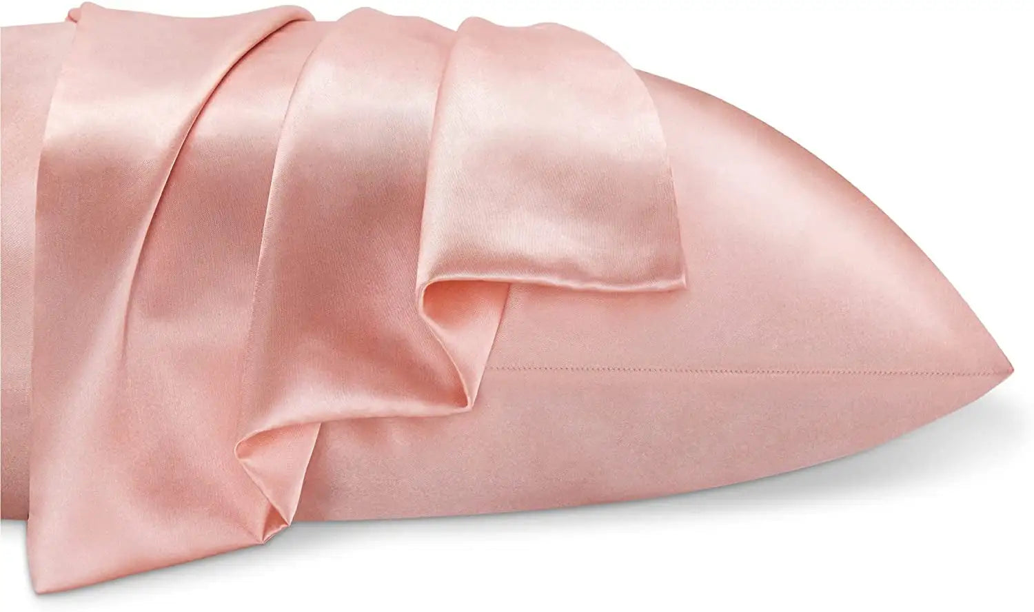 Lot de 2 taies d'oreiller de luxe en satin de soie