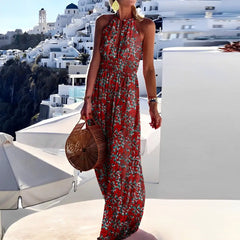 Elegant Sleeveless Boho Dress - Embrace Bohemian Charm