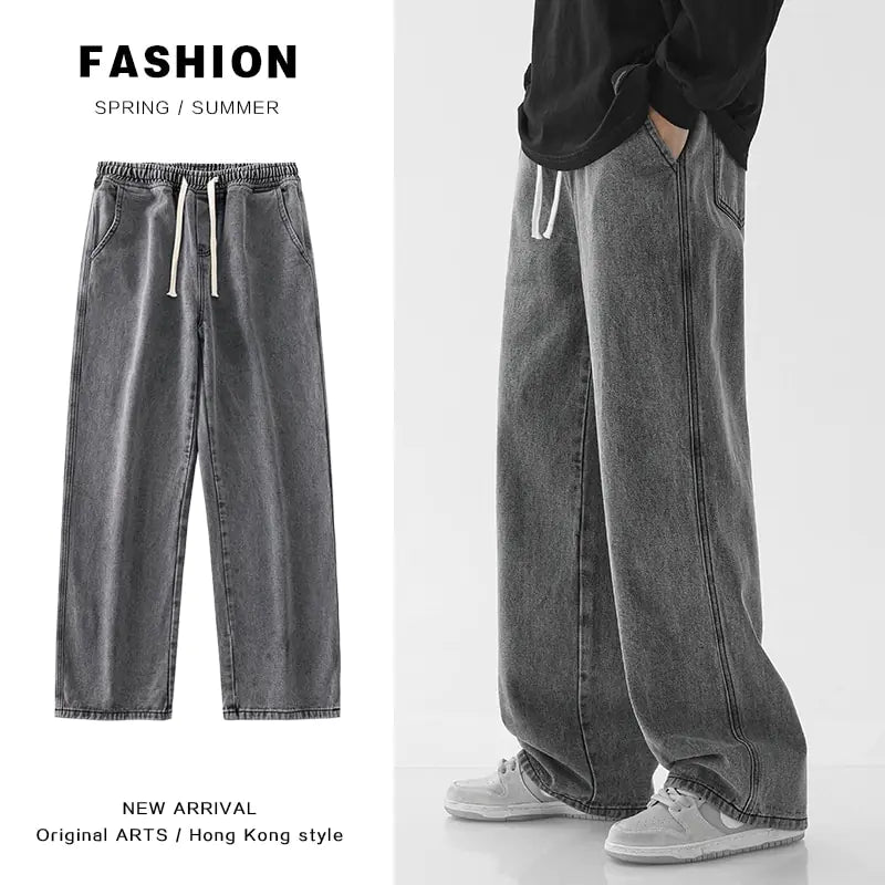 Oversized Wide Leg Jeans - Comfort & Style Fusion