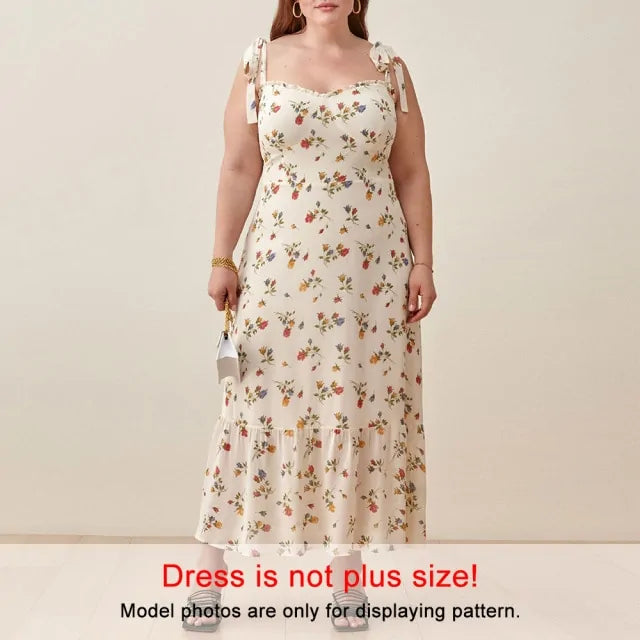 Chic Vintage Floral Maxi Dress - Perfect for All Occasions