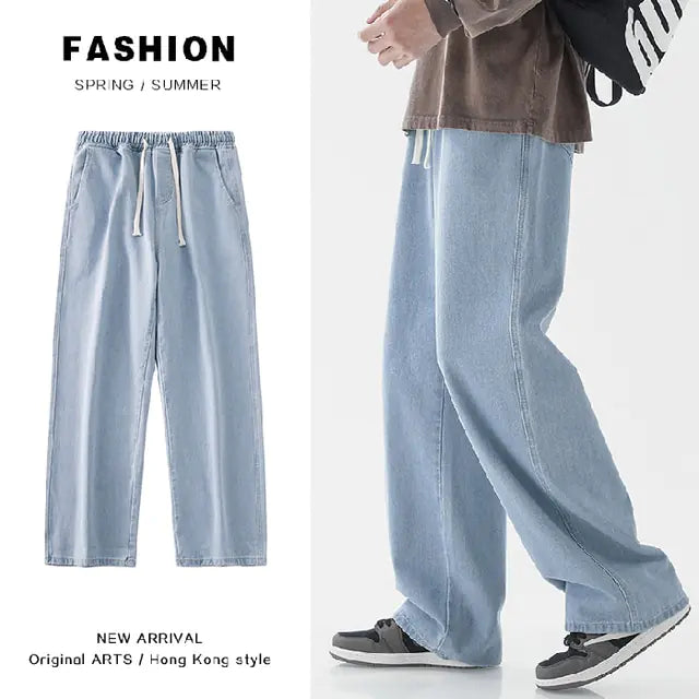Oversized Wide Leg Jeans - Comfort & Style Fusion