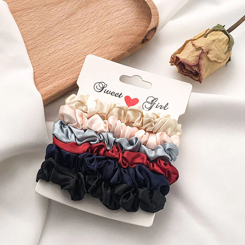 Vibrant Oversized Fabric Scrunchie - Hair Accessory