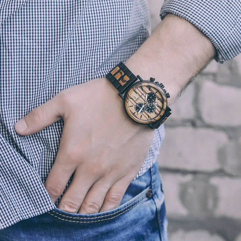 Eco-Friendly Luxury Wooden Wristwatch