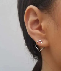 Elegant Minimalist Geometric Earrings