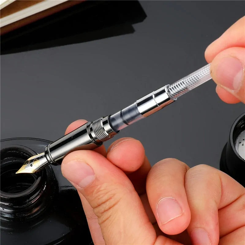 Stylo plume élégant plaqué argent | Plume fine de 0,5 mm