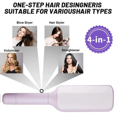 Smart Clean 4-in-1 Self-Cleaning Hair Brush