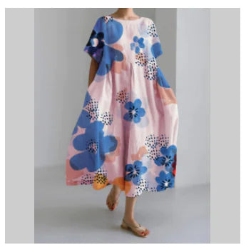 Robe décontractée élégante en coton pour femme