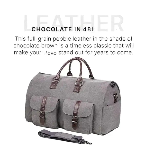 Convertible Duffle-Garment Luggage - Versatile Travel Solution