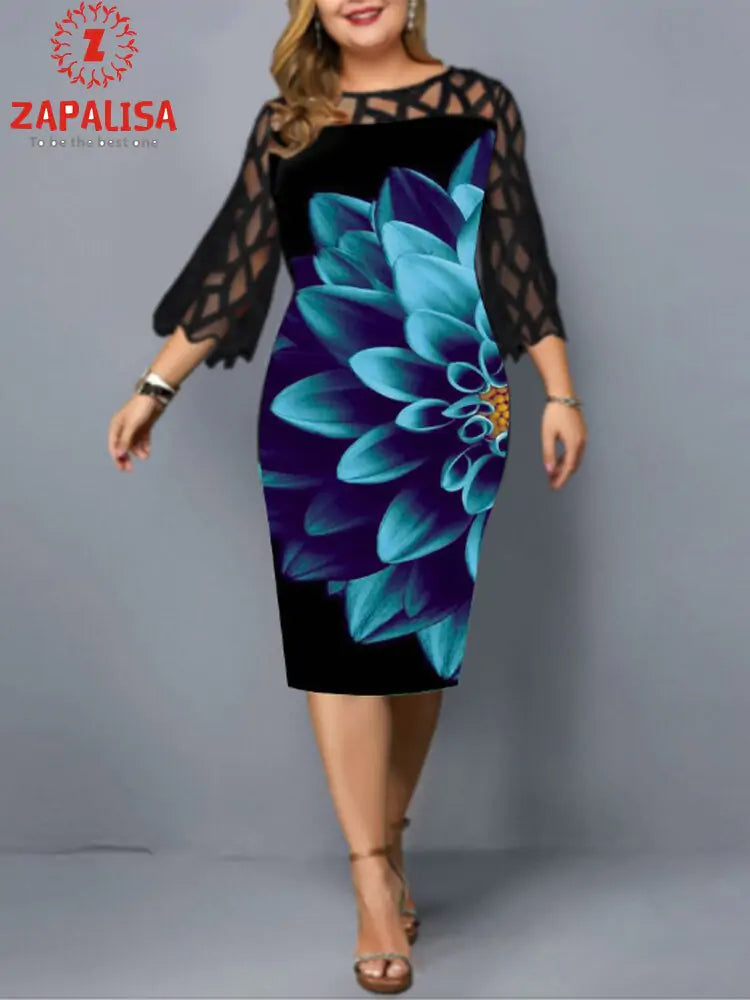 Robe chic grande taille – Capturez la grâce et l'équilibre
