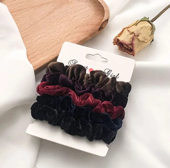 Vibrant Oversized Fabric Scrunchie - Hair Accessory