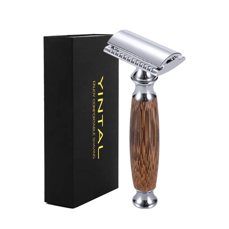 Eco-Friendly Bamboo Safety Razor - Classic Vintage Shaving
