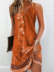 Robe sans manches à imprimés variés - Parfaite pour toutes les occasions 