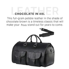 Convertible Duffle-Garment Luggage - Versatile Travel Solution