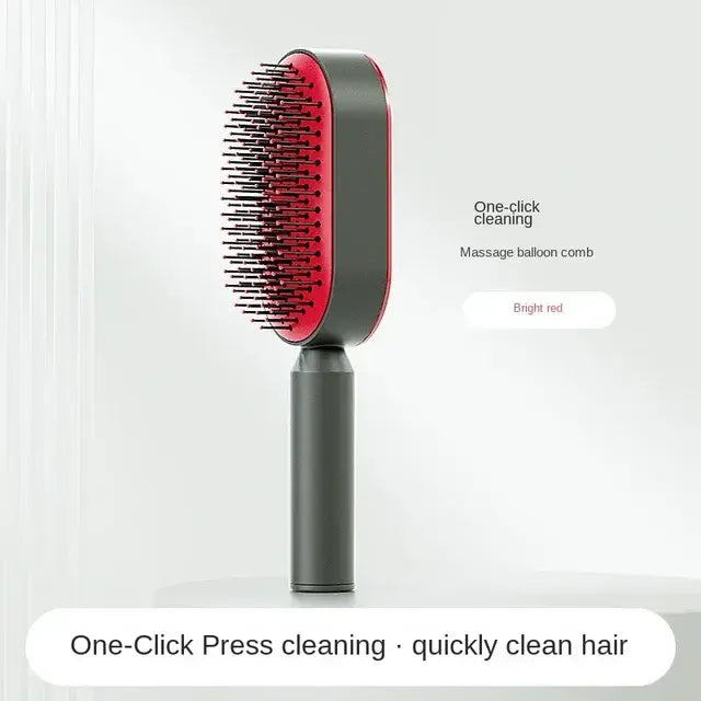 Self-Cleaning Anti-Static Hair Brush