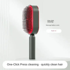 Self-Cleaning Anti-Static Hair Brush