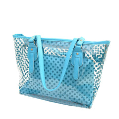 Candy-Colored Transparent Crossbody Handbag