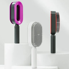 Self-Cleaning Anti-Static Hair Brush